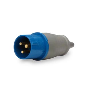 Plugue 3P+T 16A 200/250V Azul Soprano