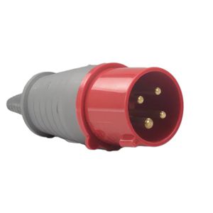 Plugue 2P+T 32A 200/250V Vermelho Soprano