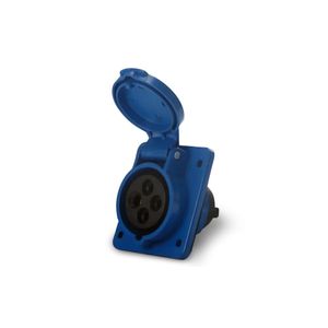 Tomada Embutir 2P+T 16A 200/250V Azul Soprano