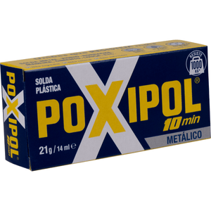 Adesivo Liquido Epoxi Multiuso Cinza 14ml 21g Poxipol