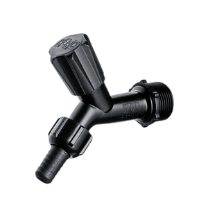 Torneira para Jardim com Bico para Mangueira Preto 1/2" Herc